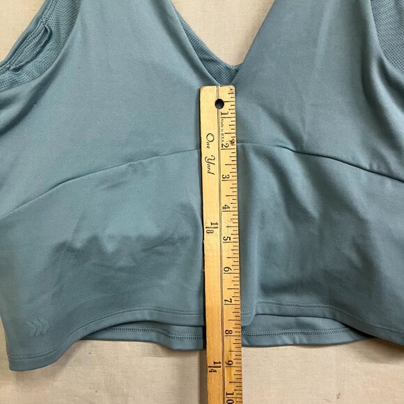 NWT Blogilates Women's Large Cameo Blue Crisscross Active Strappy Back Tank Bra - Picture 14 of 14